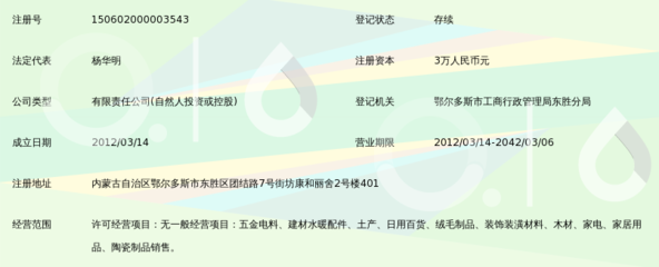鄂爾多斯市東勝區聚眾商貿有限責任公司 日用百貨商貿的可靠伙伴